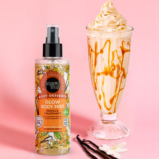 Organic Shop Body Desserts Glow Body Mist Vanilla Milkshake (200ml)