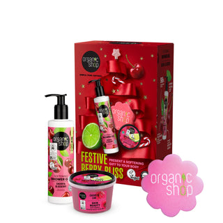 Organic Shop Festive Berry Bliss Body Care Gift Set (280ml+100ml)