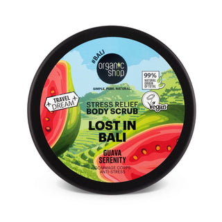 Organic Shop Lost in Bali Stress Relief Body Scrub. Guava Serenity (300ml)