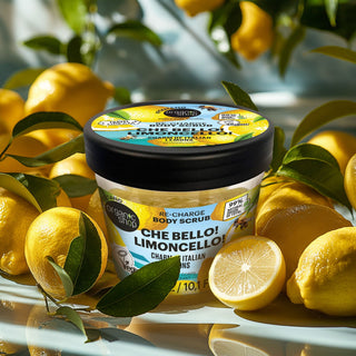 Organic Shop Che Bello! Limoncello! Re-Charge Body Scrub. Charm of Italian lemons (300ml)