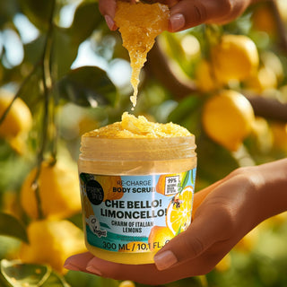 Organic Shop Che Bello! Limoncello! Re-Charge Body Scrub. Charm of Italian lemons (300ml)