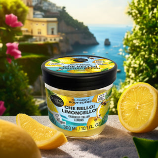 Organic Shop Che Bello! Limoncello! Re-Charge Body Scrub. Charm of Italian lemons (300ml)