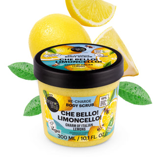 Organic Shop Che Bello! Limoncello! Re-Charge Body Scrub. Charm of Italian lemons (300ml)
