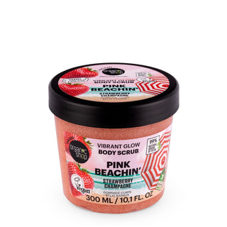 Organic Shop Pink Beachin´ Vibrant Glow Body Scrub. Strawberry Champagne (300ml)