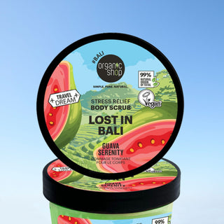 Organic Shop Lost in Bali Stress Relief Body Scrub. Guava Serenity (300ml)