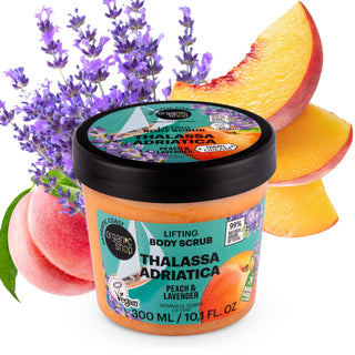 Organic Shop Thalassa Adriatica Lifting Body Scrub. Peach & Lavender (300ml)