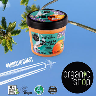 Organic Shop Thalassa Adriatica Lifting Body Scrub. Peach & Lavender (300ml)