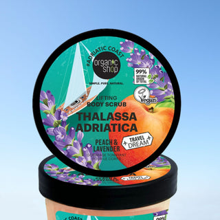 Organic Shop Thalassa Adriatica Lifting Body Scrub. Peach & Lavender (300ml)