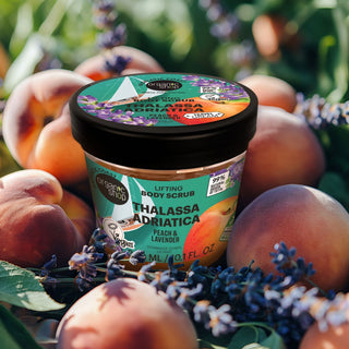 Organic Shop Thalassa Adriatica Lifting Body Scrub. Peach & Lavender (300ml)