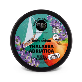 Organic Shop Thalassa Adriatica Lifting Body Scrub. Peach & Lavender (300ml)
