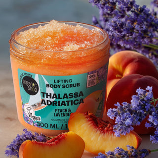 Organic Shop Thalassa Adriatica Lifting Body Scrub. Peach & Lavender (300ml)