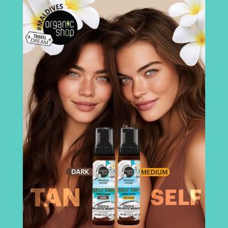 Organic Shop Paradise Found MEDIUM Self Tan Body Foam with Coco & Majestic Monoi (160ml)