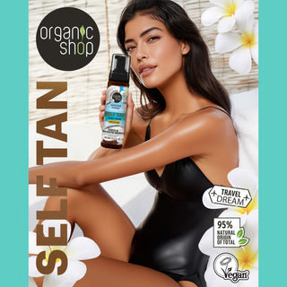 Organic Shop Paradise Found MEDIUM Self Tan Body Foam with Coco & Majestic Monoi (160ml)
