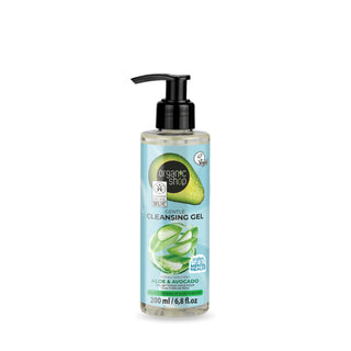 Organic Shop Gentle Cleansing Gel For All Skin Types Aloe and Avocado (200ml)
