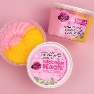 Organic Shop Skin So Good MY LITTLE MAGIC Unicorn Magic Glow Boosting Rainbow Sugar Body Scrub (250ml)