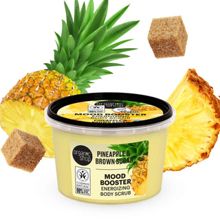 Organic Shop Mood Booster Energizing Body Scrub Pineapple and Brown Sugar (250ml)