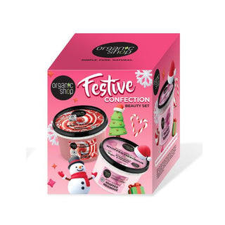 Organic Shop Festive Confection Beauty Set (250ml+250ml)