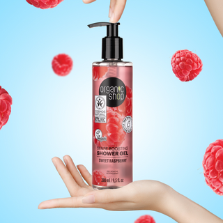 Organic Shop Sense Boosting Shower Gel Sweet Raspberry (280ml)