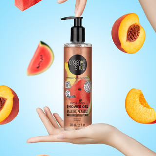 Organic Shop Hydrating Shower Gel Bellini, Please! Watermelon & Peach (280ml)