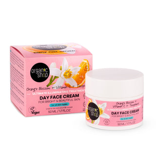 Organic Shop Orange Blossom  Illuminating  Day Cream (50ml)