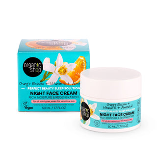 Organic Shop Orange Blossom Beauty Sleep Night Cream (50ml)