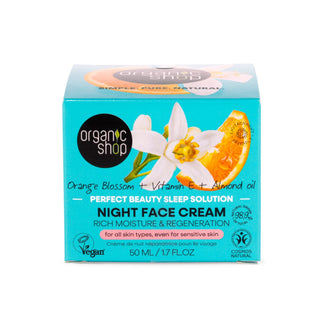 Organic Shop Orange Blossom Beauty Sleep Night Cream (50ml)