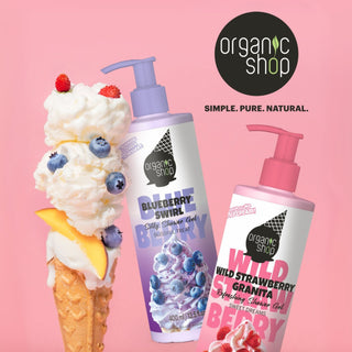Organic Shop Refreshing Shower Gel WILD STRAWBERRY GRANITA Sweet Dreams (400 ml)