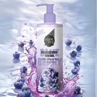 Organic Shop Silky Shower Gel BLUEBERRY SWIRL Blissful Treat (400 ml)