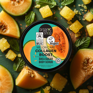 Organic Shop Collagen Boost Shea Sugar Body Scrub (250ml)