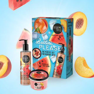 Organic Shop Bellini, please! Hydro Recipe Sweet & Juicy Body Care Duo  (280ml+100ml)