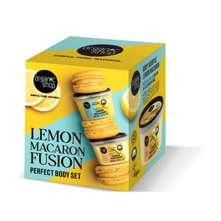 Organic Shop Lemon Macaron Fusion Perfect Body Set  (250ml+250ml)