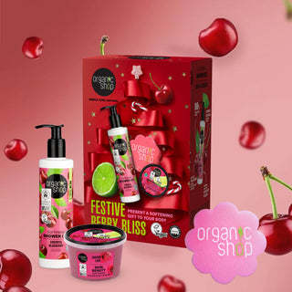 Organic Shop Festive Berry Bliss Body Care Set (280ml+100ml)
