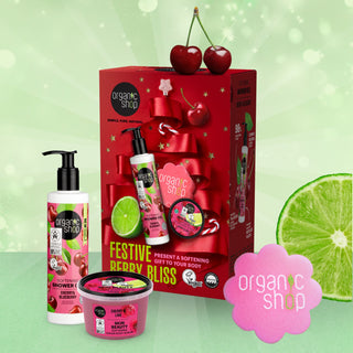 Organic Shop Festive Berry Bliss Body Care Set (280ml+100ml)