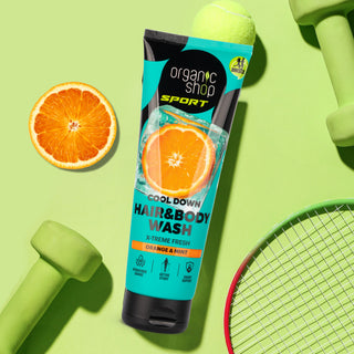 Organic Shop SPORT Cool Down Hair & Body Wash (200ml)