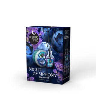 Organic Shop Night Symphony Deep Sleep Set  (300g+125ml)
