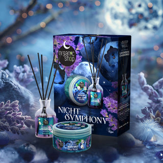 Organic Shop Night Symphony Deep Sleep Set  (300g+125ml)