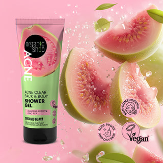 Organic Shop Acne Clear Back & Body Shower Gel (200ml)
