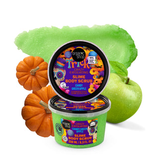 Organic Shop Crazy Exfoliating Slime Body Scrub Candy Green Apple (250 ml)