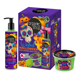 Organic Shop Wicked Halloween Apple-Cadabra Body Care Set, 3 pcs