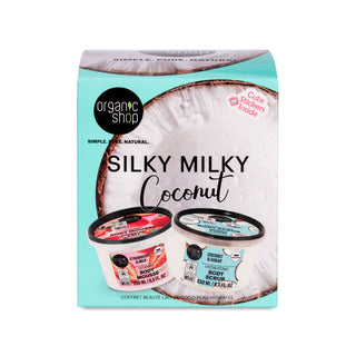 Organic Shop Silky Milky Coconut Beauty Gift Set (250ml+250ml)