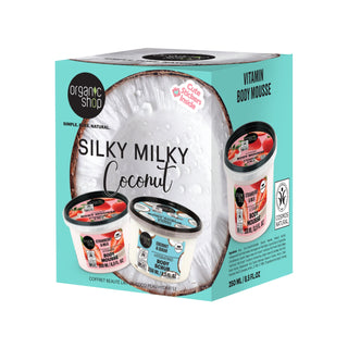 Organic Shop Silky Milky Coconut Beauty Gift Set (250ml+250ml)
