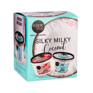 Organic Shop Silky Milky Coconut Beauty Gift Set (250ml+250ml)