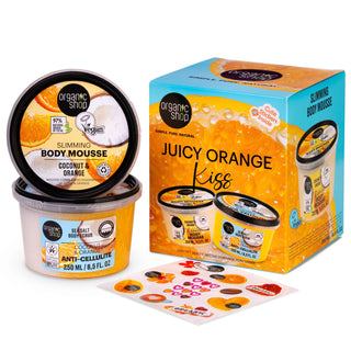 Organic Shop Juicy Orange Kiss Beauty Gift Set (250ml+250ml)
