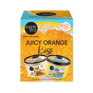 Organic Shop Juicy Orange Kiss Beauty Gift Set (250ml+250ml)