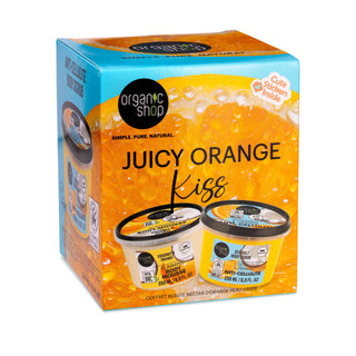 Organic Shop Juicy Orange Kiss Beauty Gift Set (250ml+250ml)