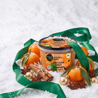 Organic Shop Spicy Mandarin Uplifting Body Scrub (250 ml)