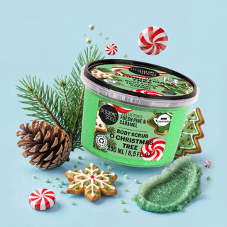 Organic Shop O Christmas Tree Velveting Body Scrub (250 ml)