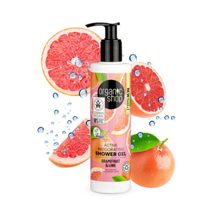 Organic Shop Active Invigorating Shower Gel Grapefruit and Lime (280ml)