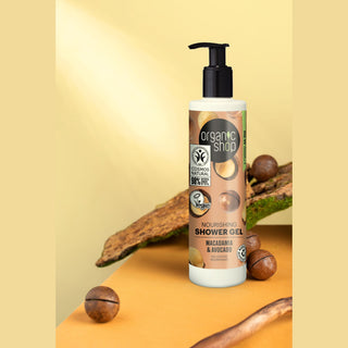 Organic Shop Nourishing Shower Gel Macadamia and Avocado (280ml)