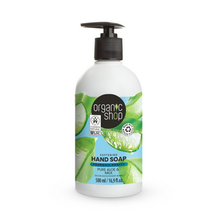 Organic Shop Softening Hand Soap Aloe and Milk (500ml)